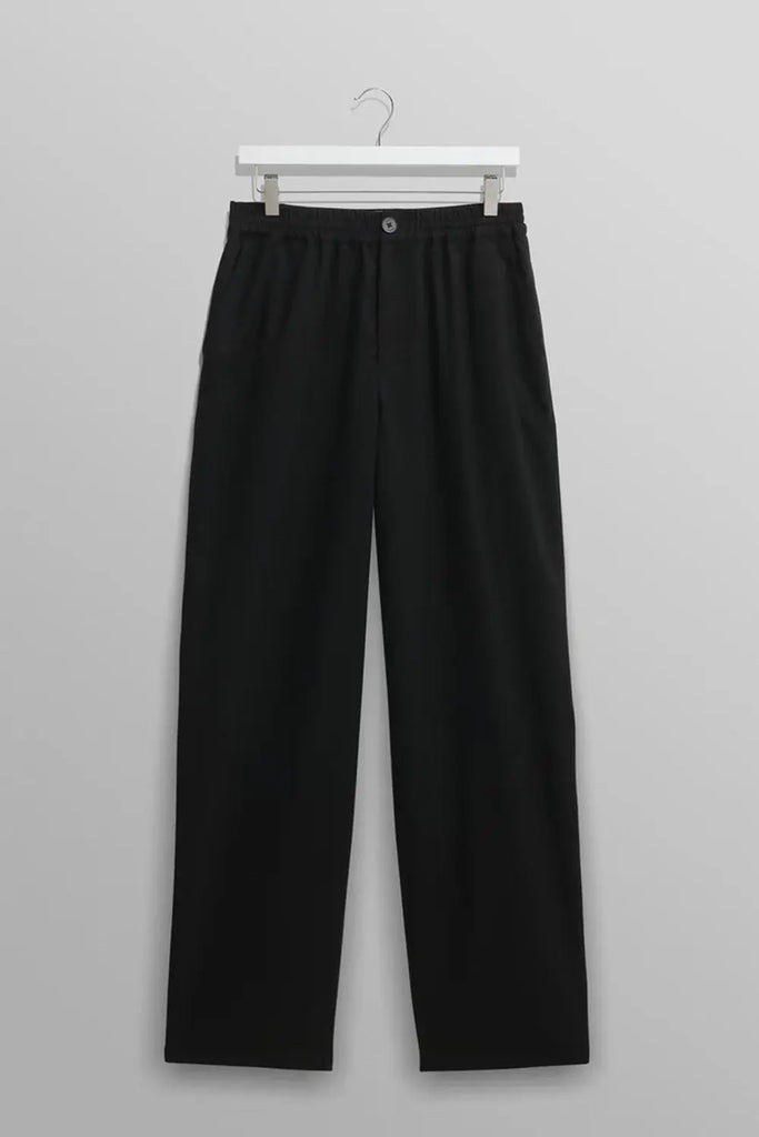 Glencoe Trouser Soft Stretch Black for Mens Wax London