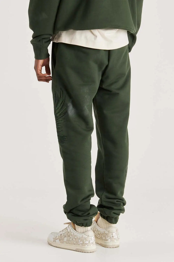 Green Hawk Sweatpants for Mens Only the Blind