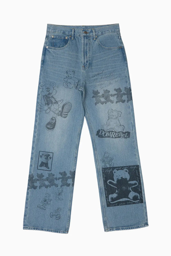 HIGH LOW JEANS Domrebel
