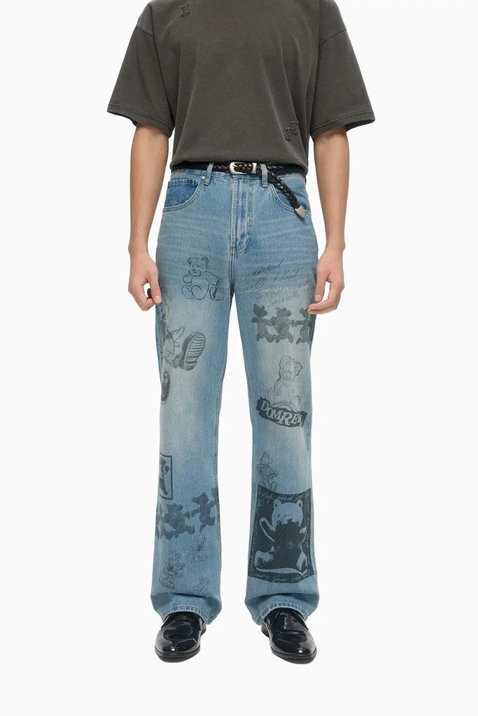 HIGH LOW JEANS Domrebel
