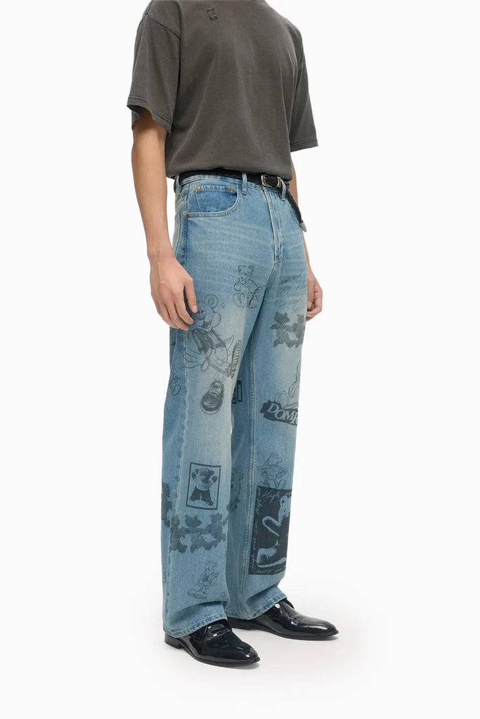 HIGH LOW JEANS Domrebel