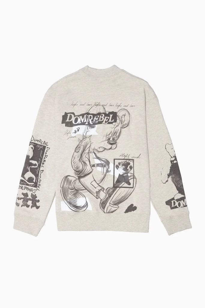 HIGH LOW SWEATSHIRT Domrebel