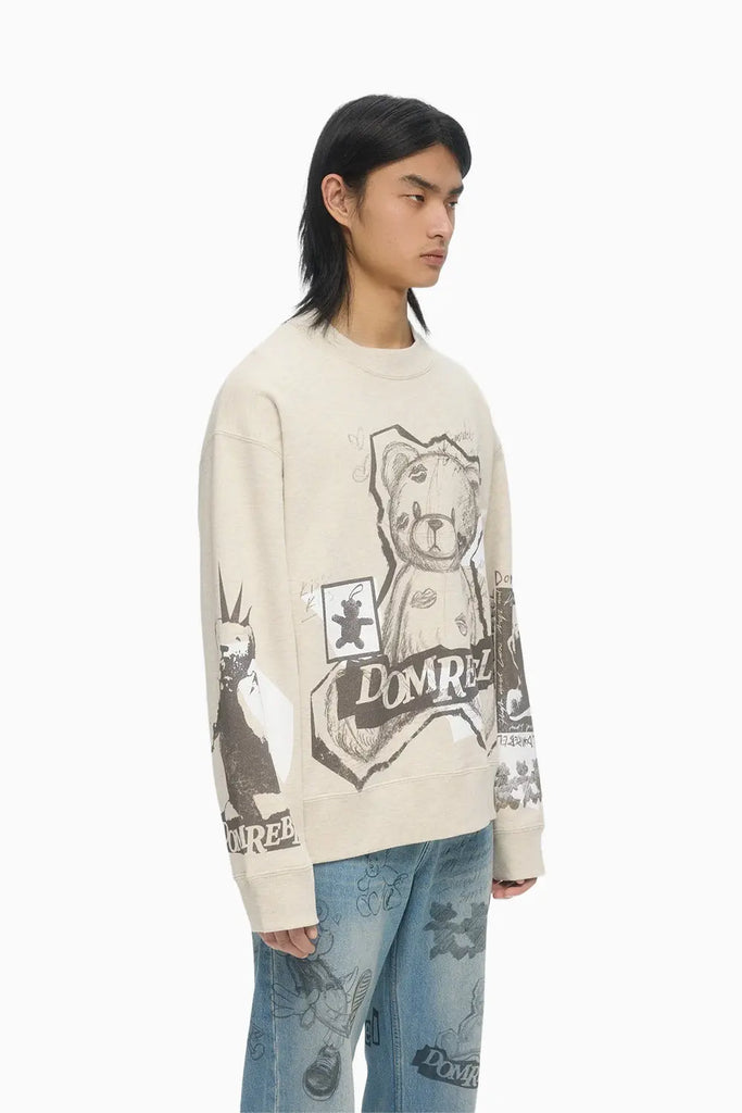 HIGH LOW SWEATSHIRT Domrebel