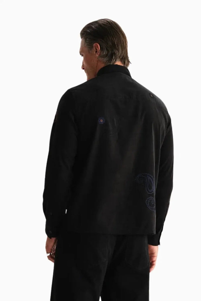 Halcomb Ls Shirt Applique Cord for Mens Wax London