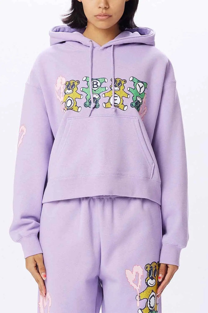 Happy Bears Cropped Hood for Womens Obey