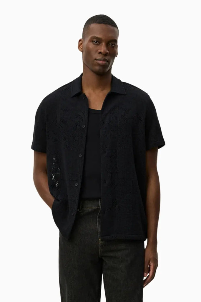 Hector Lace SS Shirt for Mens Les Deux