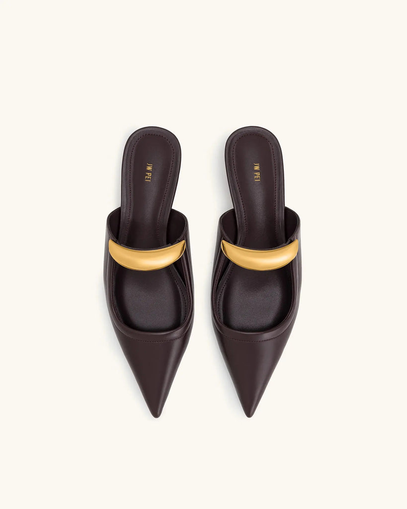 Helena Pierced Mules for Womens JW Pei