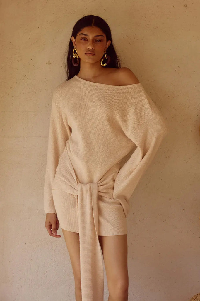 Himari Knit Mini Dress Runaway The Label