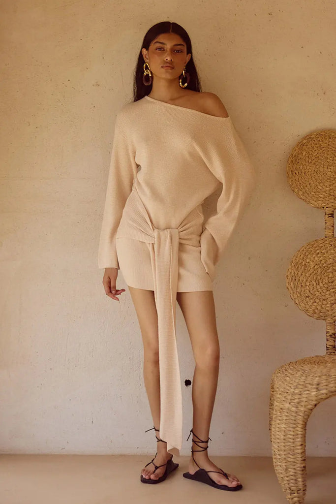 Himari Knit Mini Dress Runaway The Label