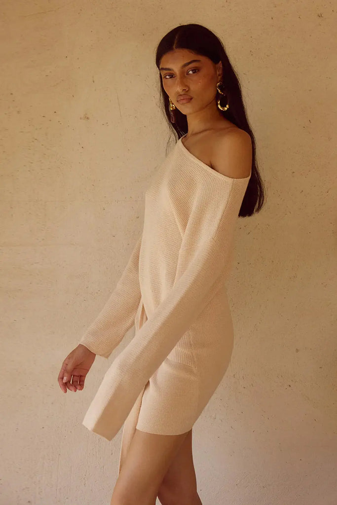 Himari Knit Mini Dress Runaway The Label