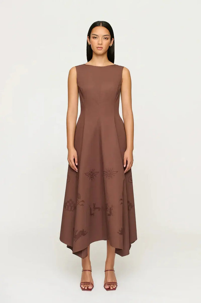 Jacqueline Asym Hem Dress Clea
