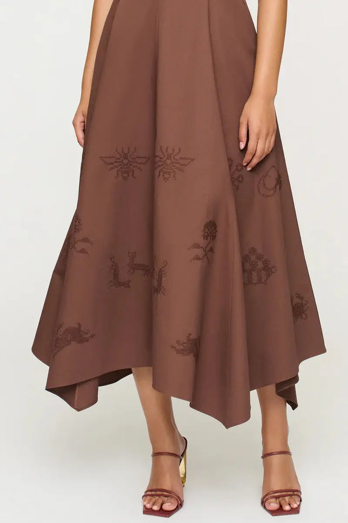 Jacqueline Asym Hem Dress Clea