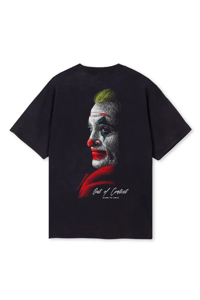 Joker Scripture Oversized Tee for Mens Out Of Context