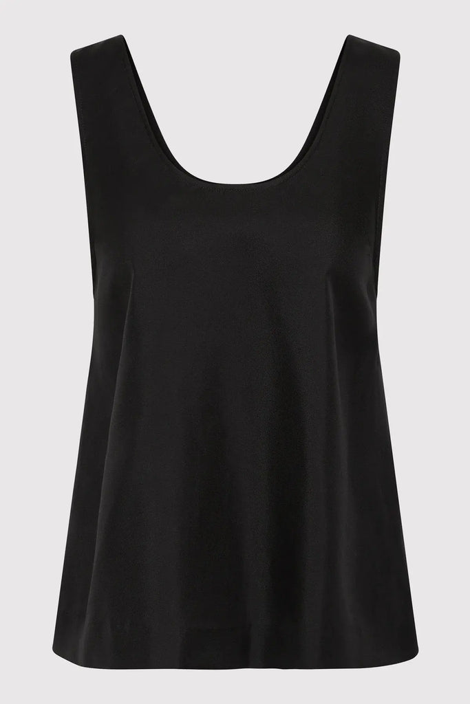 Jordan Button Up Top - Black St Agni
