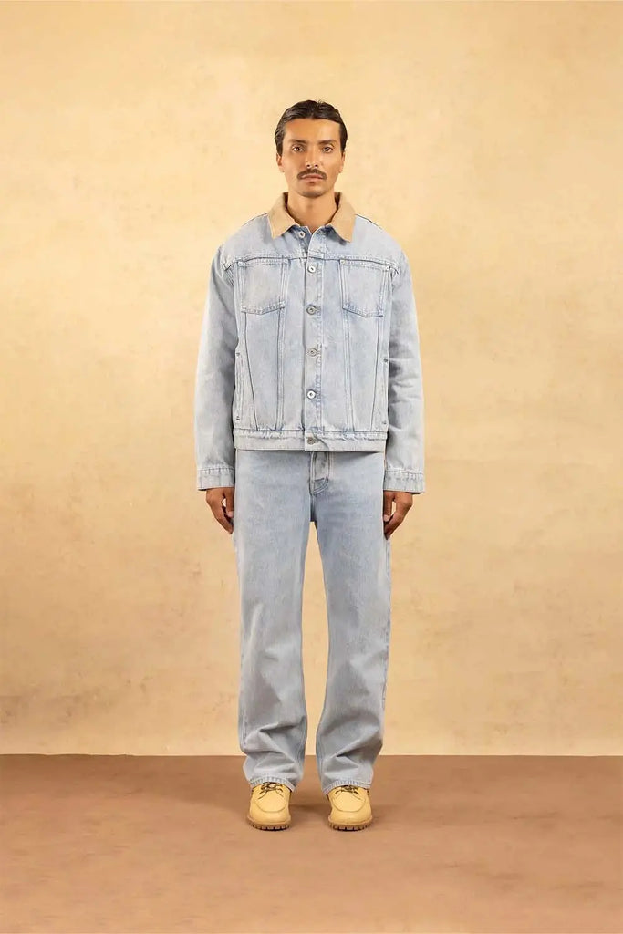 La Chemise Denim Tressee Drôle de Monsieur