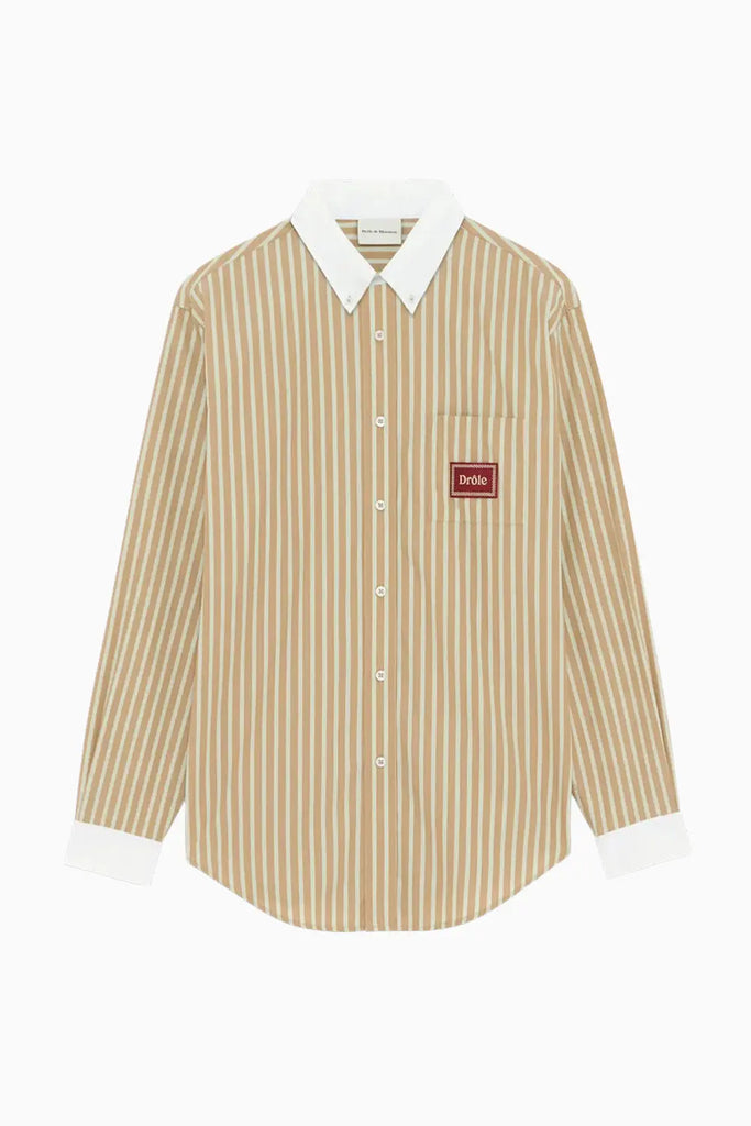 La Chemise Pinstripes Drôle de Monsieur