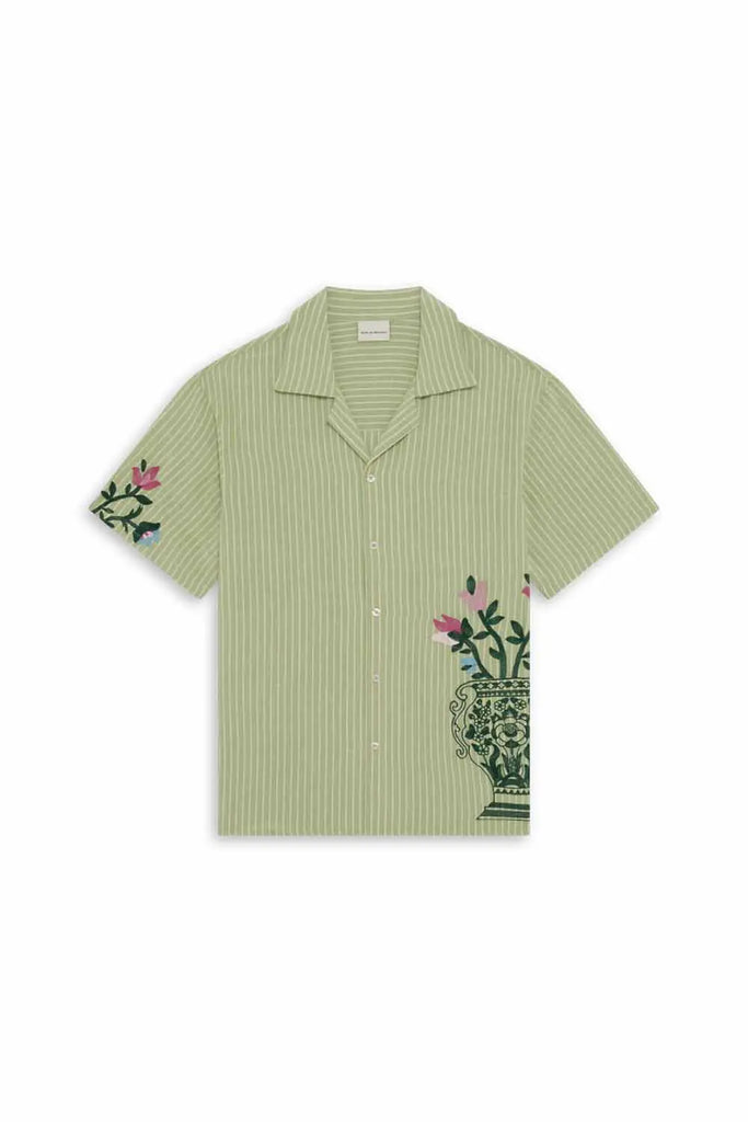 La Chemise Rayée Fleurs Drôle de Monsieur