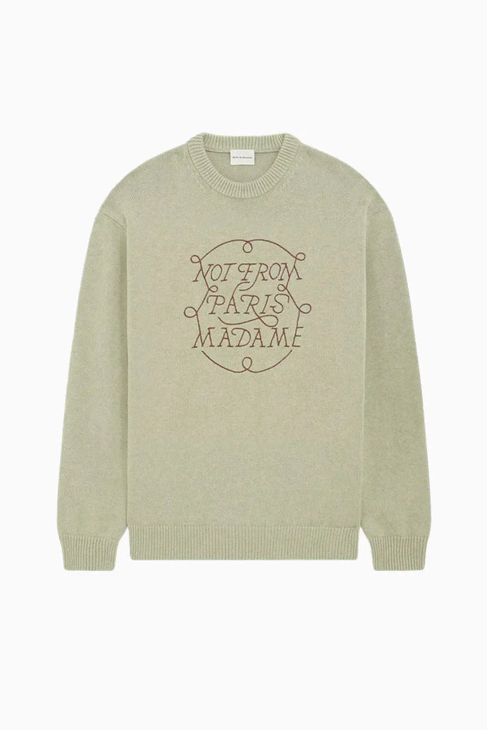 La Maille Slogan Tresses Drôle de Monsieur
