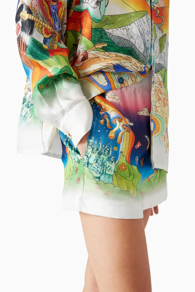 La Musique Silk Shorts Casablanca