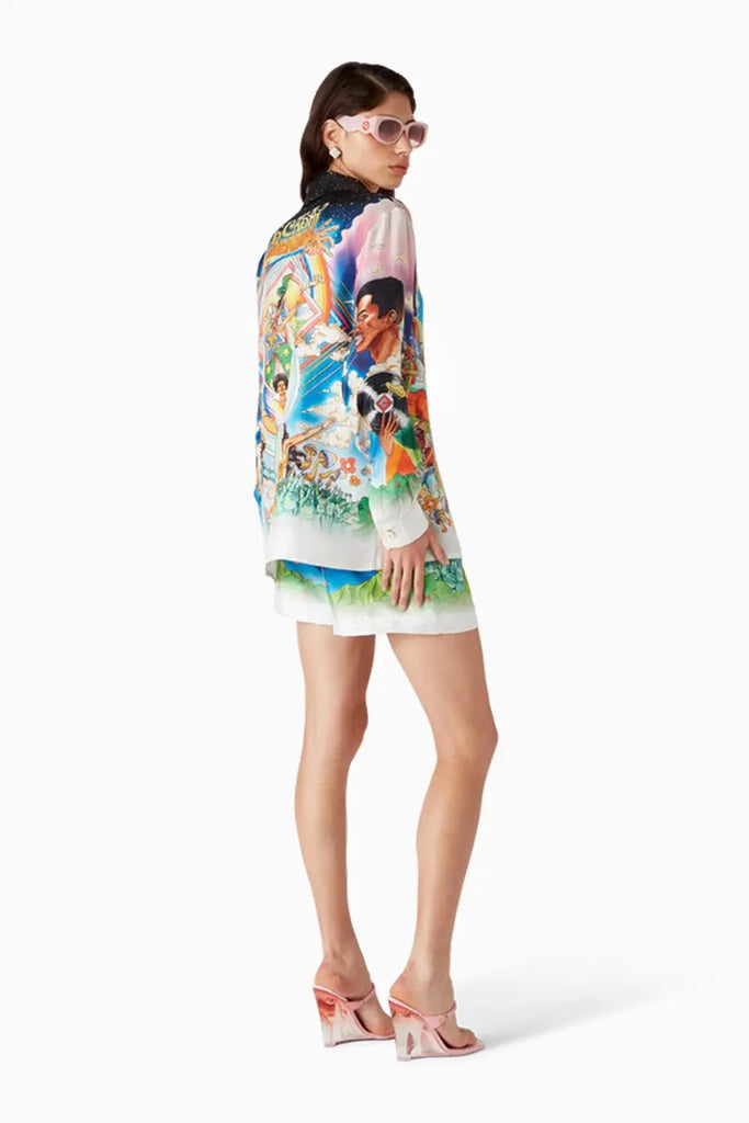 La Musique Silk Shorts Casablanca