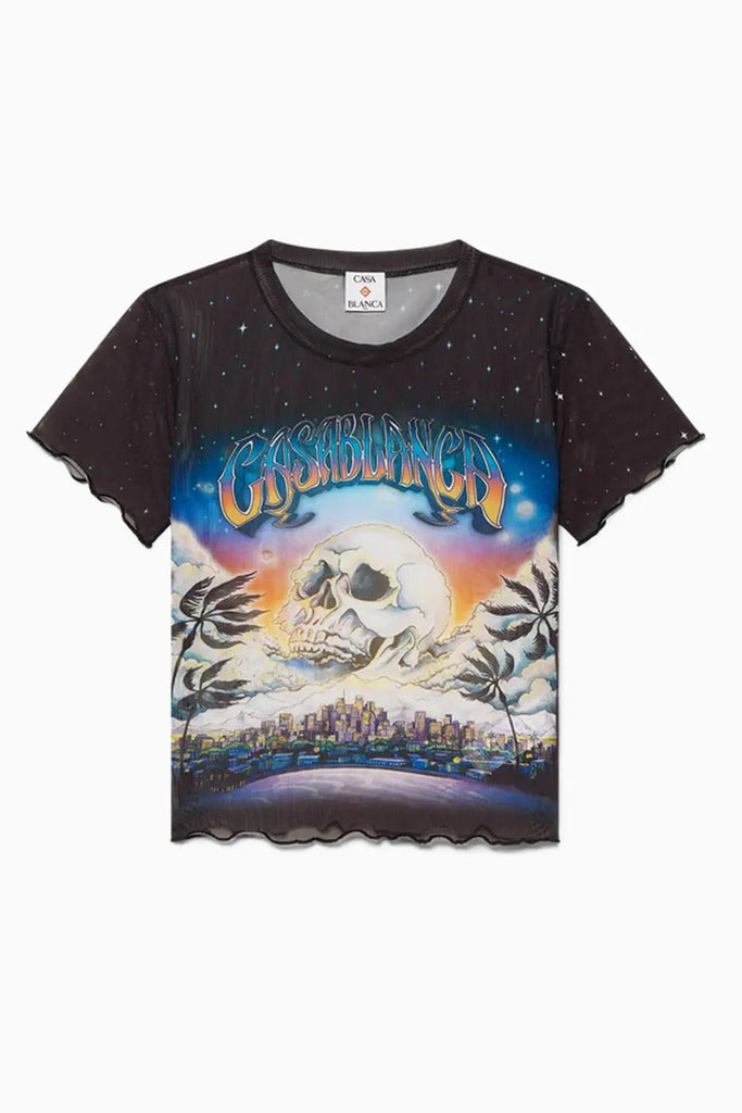 La Prémonition Mesh Short Sleeve T-Shirt Casablanca