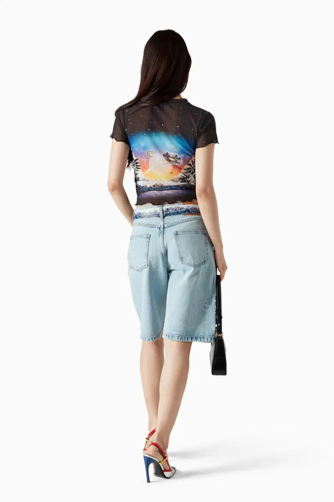 La Prémonition Mesh Short Sleeve T-Shirt Casablanca