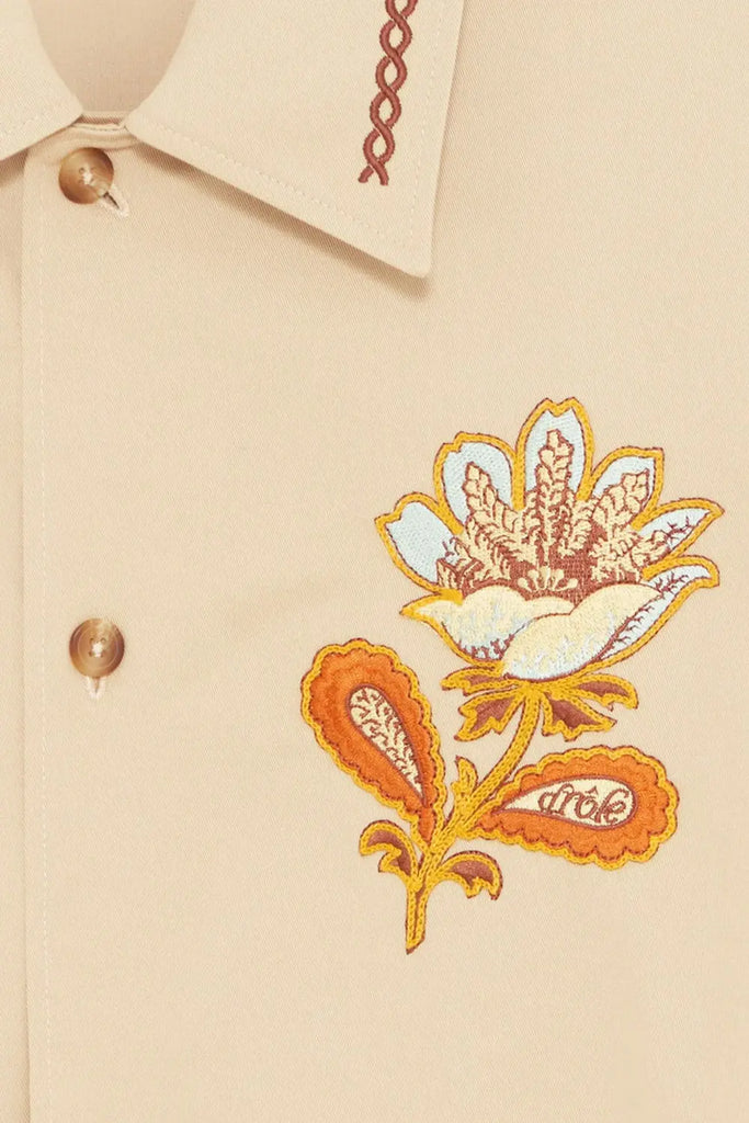 La Surchemise Brodee Fleur Drôle de Monsieur