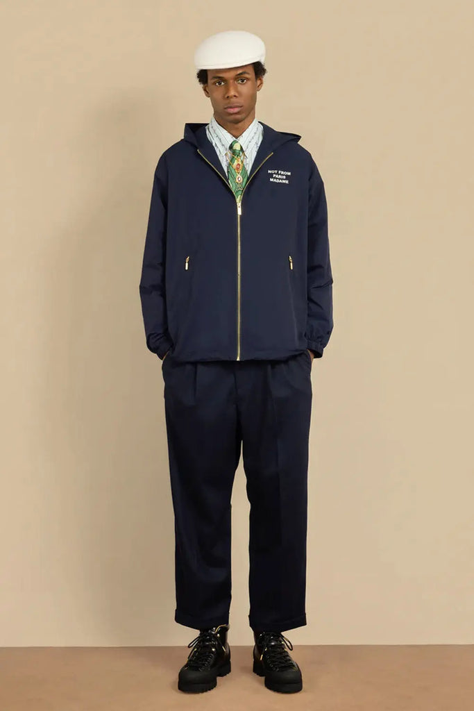 La Veste Capuche Slogan Drôle de Monsieur