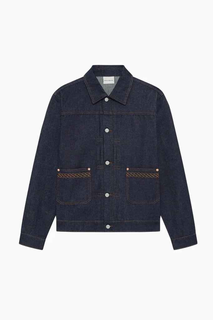 La Veste Denim Brut Drôle de Monsieur