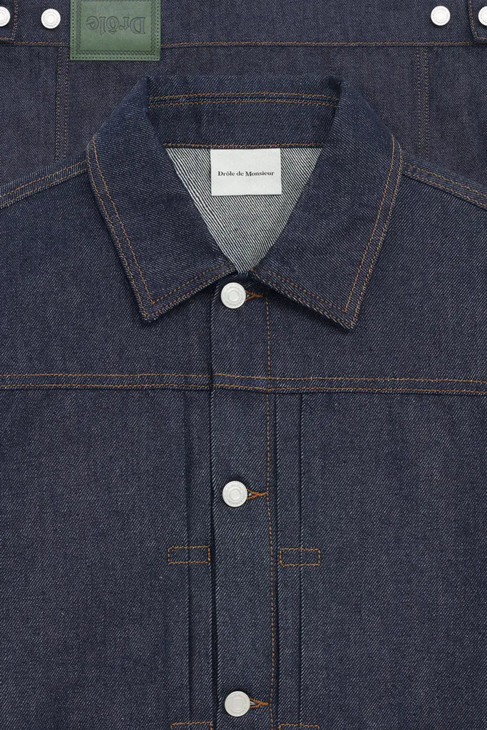 La Veste Denim Brut Drôle de Monsieur