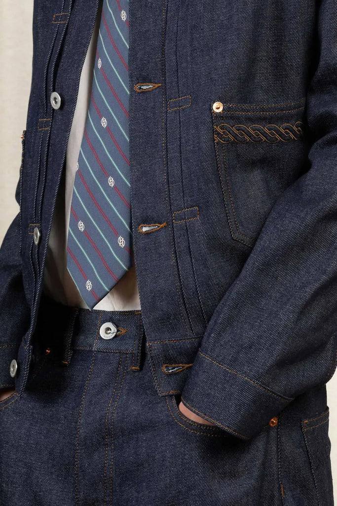 La Veste Denim Brut Drôle de Monsieur