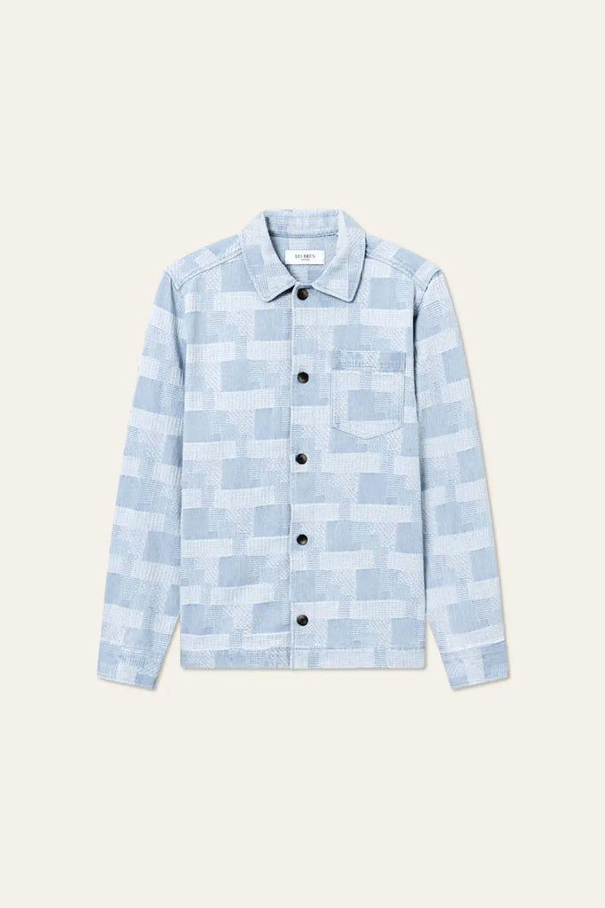 Layton Denim Jacquard Overshirt Les Deux