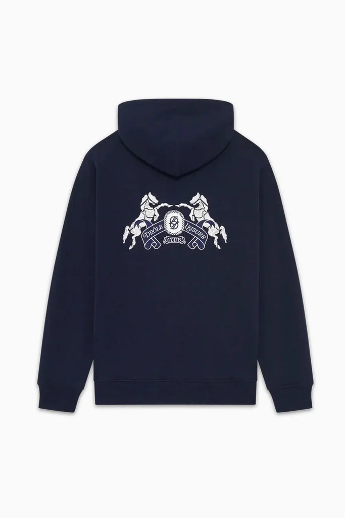 Le Hoodie Emblème Chevaux Drôle de Monsieur
