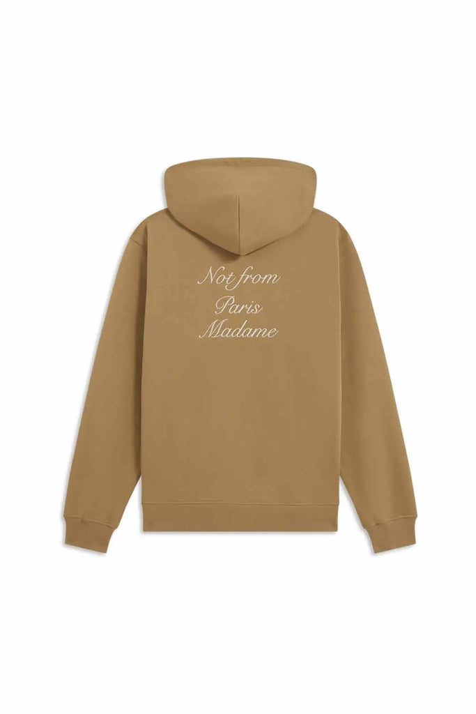 Le Hoodie Slogan Calligraphie Drôle de Monsieur