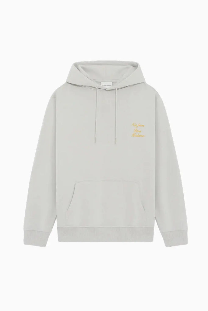 Le Hoodie Slogan Calligraphie Drôle de Monsieur