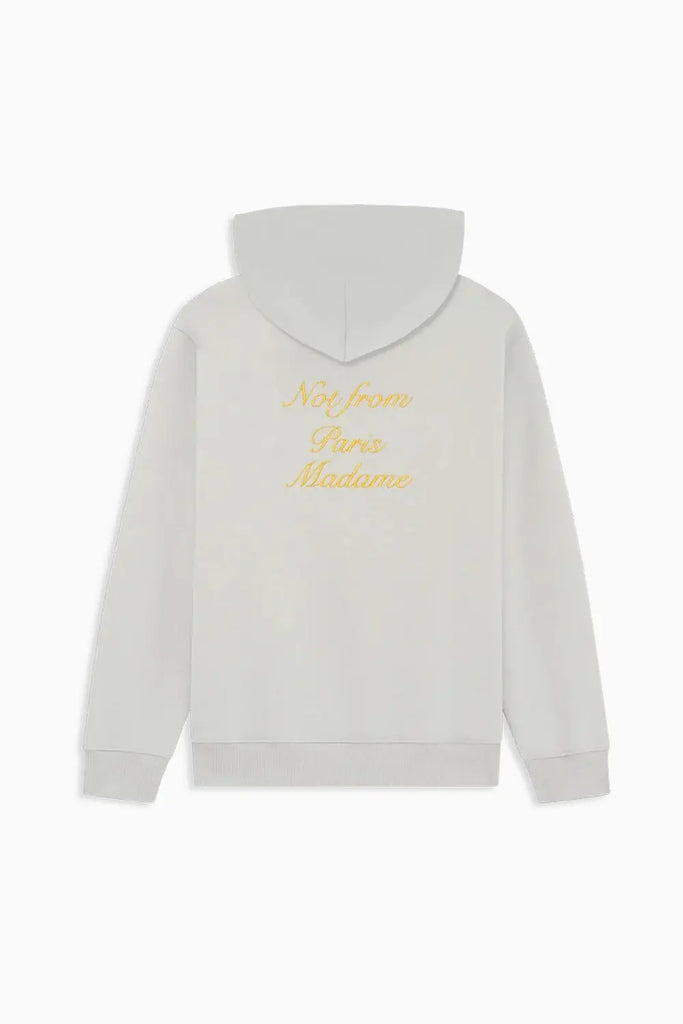 Le Hoodie Slogan Calligraphie Drôle de Monsieur