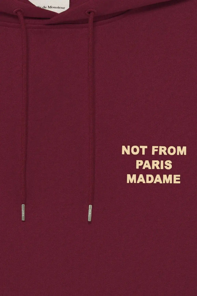 Le Hoodie Slogan Drôle de Monsieur