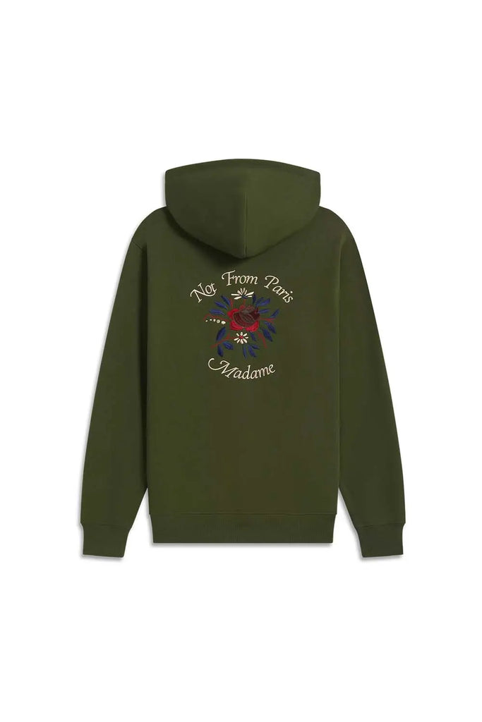 Le Hoodie Slogan Fleurs Drôle de Monsieur