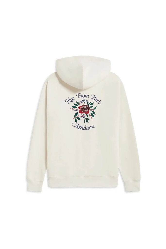 Le Hoodie Slogan Fleurs Drôle de Monsieur