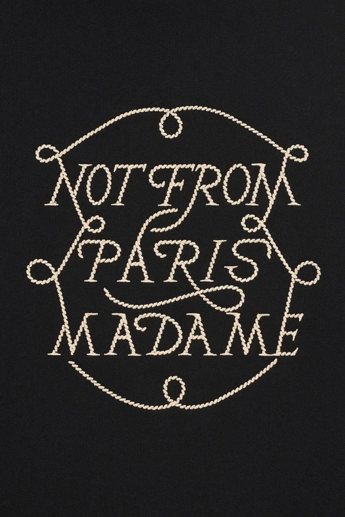 Le Hoodie Slogan Tresses Drôle de Monsieur