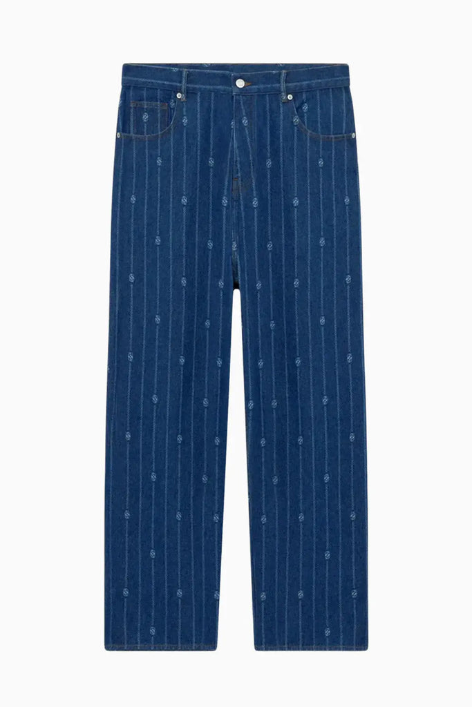 Le Jean Baggy Monogramme Drôle de Monsieur