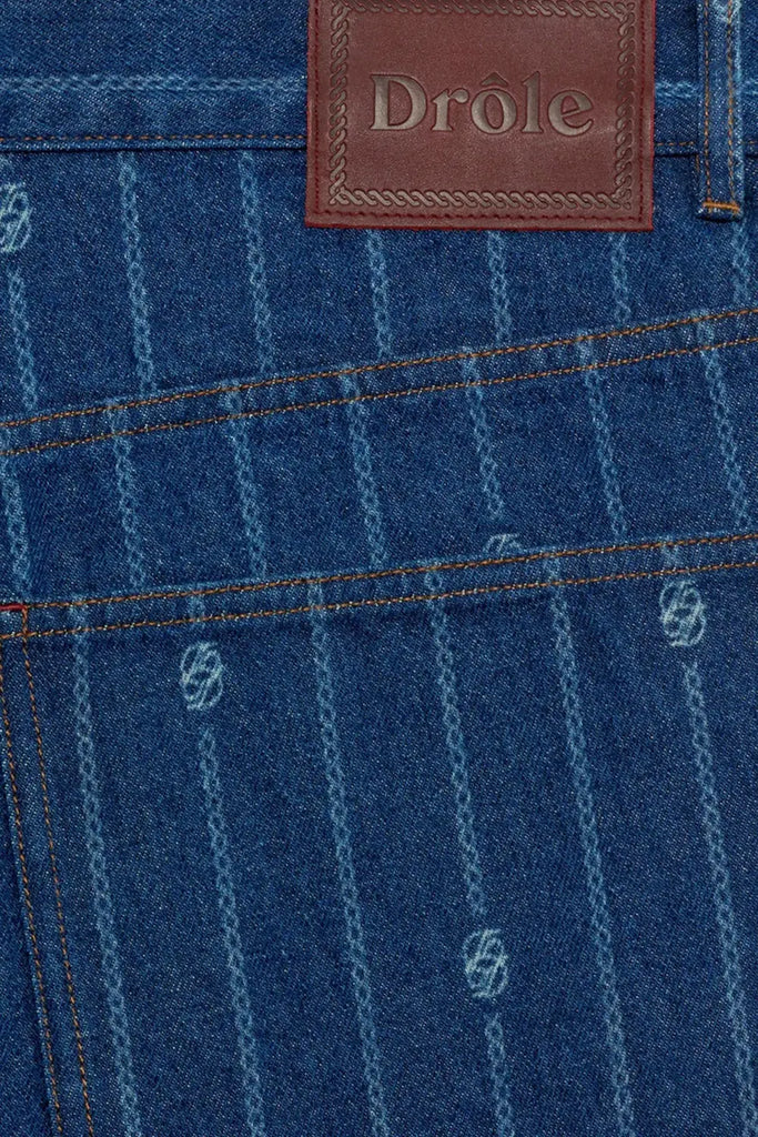 Le Jean Baggy Monogramme Drôle de Monsieur