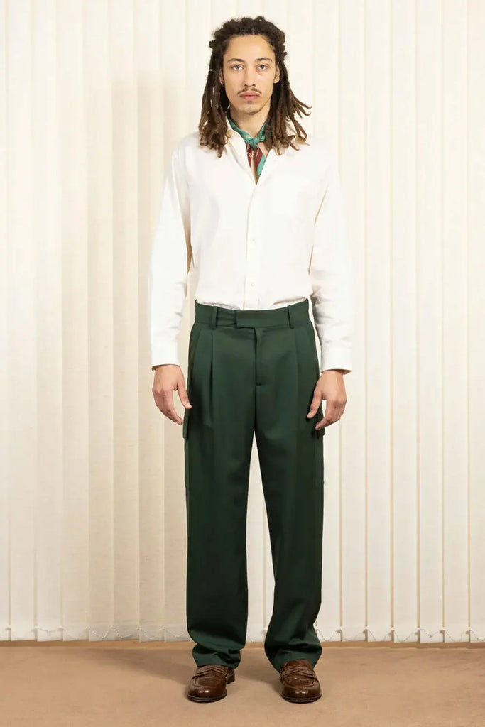 Le Pantalon Cargo Laine for Mens Drôle de Monsieur