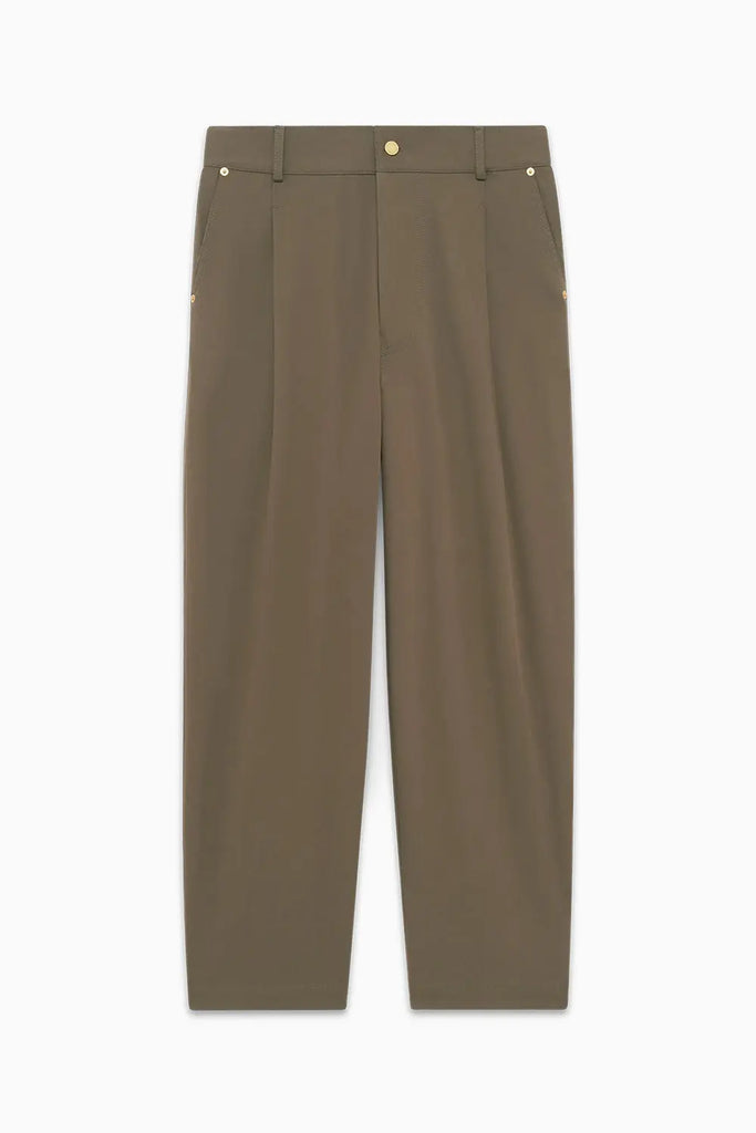 Le Pantalon Cropped Twill Drôle de Monsieur