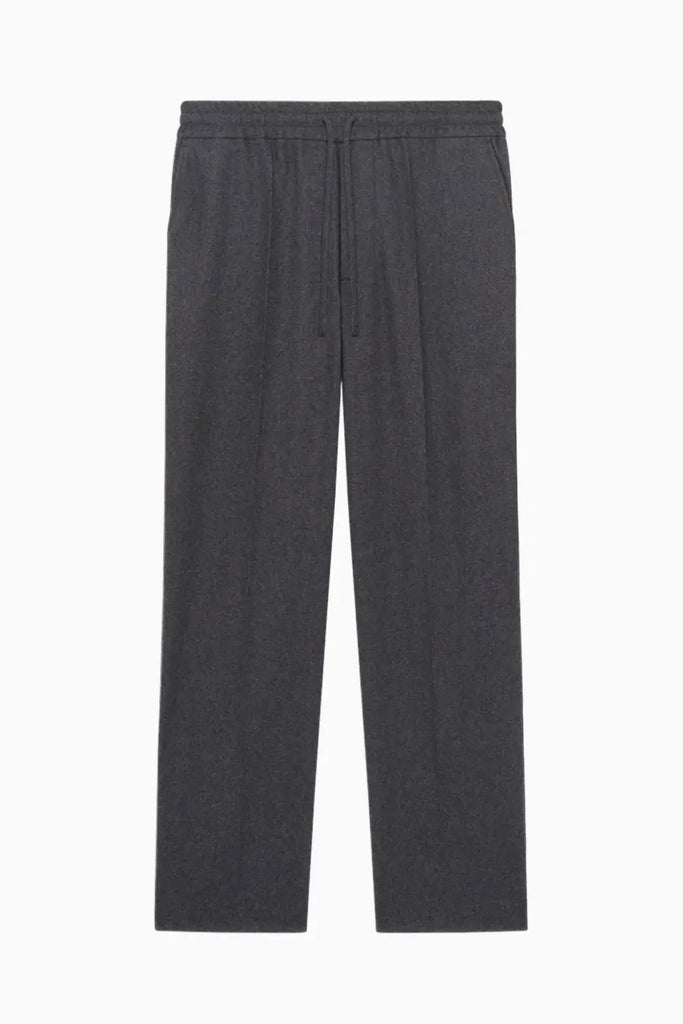 Le Pantalon Élastiqué Flanelle Drôle de Monsieur
