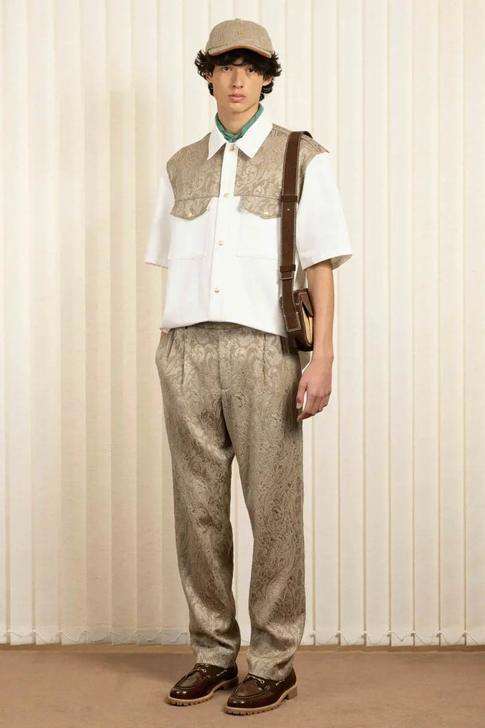 Le Pantalon Golfeur Jacquard Drôle de Monsieur