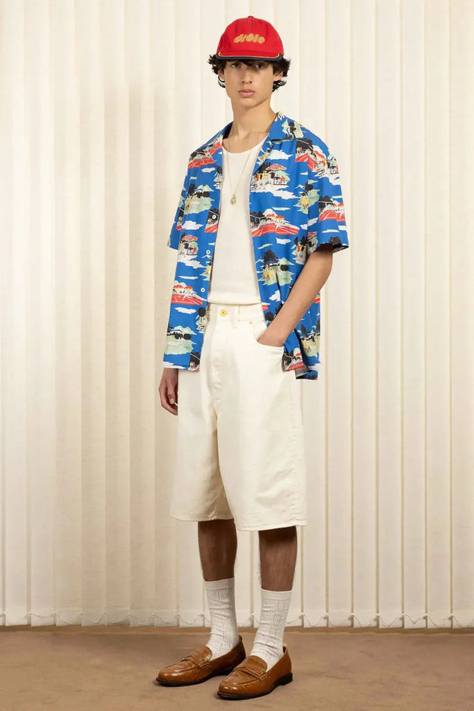 Le Short Baggy Écru for Mens Drôle de Monsieur