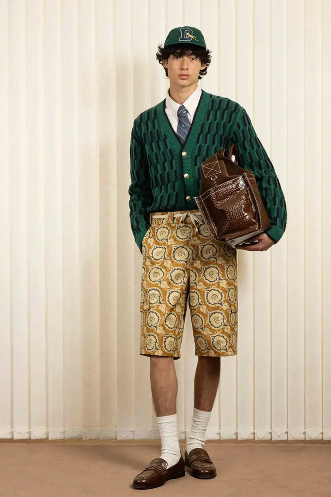 Le Short Workwear Paisley for Mens Drôle de Monsieur