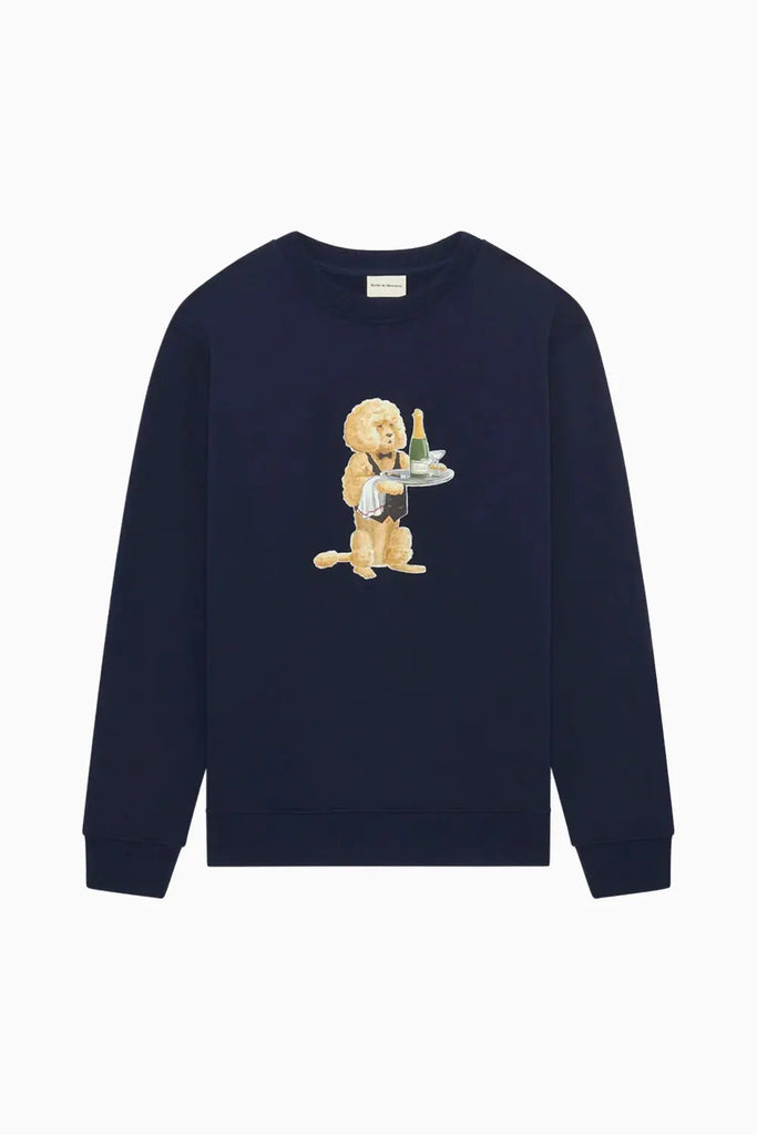 Le Sweatshirt Poodle Drôle de Monsieur