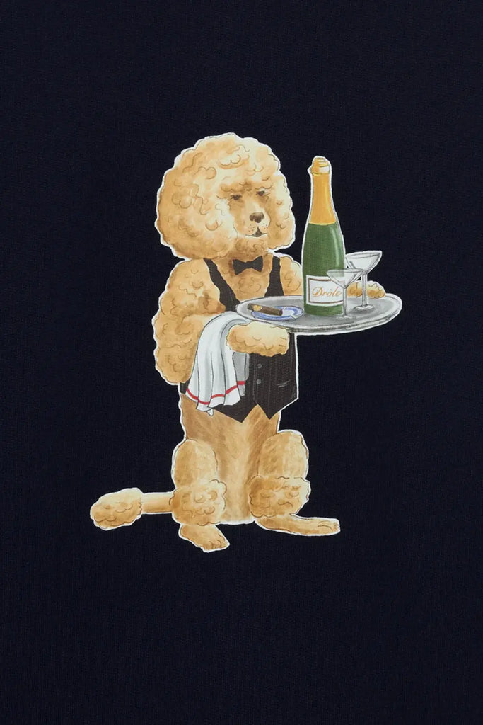 Le Sweatshirt Poodle Drôle de Monsieur